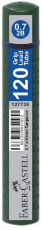 208223 Faber Min Grıp 0.7mm 2b 60mm 120li Koyu Yeşil 127730 - Görsel 1