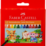 Faber Pastel Wax Crayon Süper Yıkanabilir 12li 120040