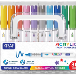 Kraf Akrilik Marker 666 36'lı