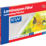 Kraf Laminasyon Filmi Parlak A4 125 Mic. 50 Li 2124-50