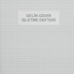 Dilman Gelir-gider İşletme Defteri Karton Kapak 20.5x28 48 Yp Numaralı 7104
