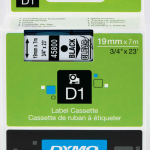 Dymo Şerit D1 19mm X 7mt Şeffaf/siyah 720820 45800