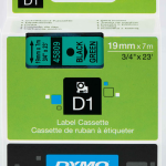 Dymo Şerit D1 19mm X 7mt Yeşil/siyah 720890 45809