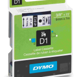 Dymo Şerit D1 9mm X 7mt Beyaz/siyah 720680 40913-41913