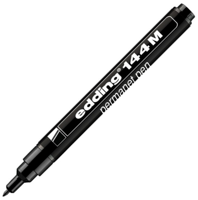 38201 Eddıng Asetat Kalemi E-144m Siyah - Görsel 1