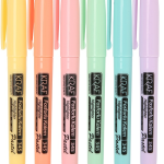 Kraf Fosforlu Kalem Pastel Kalem Tipi 345 6 Lı