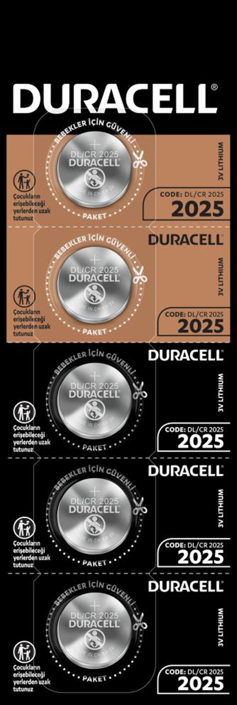 41785 Duracell Pil Düğme 3v 5 Li 2025 - Görsel 1
