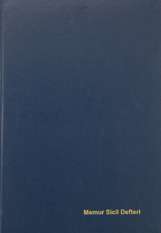 44280 Dilman Memur Sicil Defteri Ciltli 22x32 96 Yp 5347 - Görsel 1