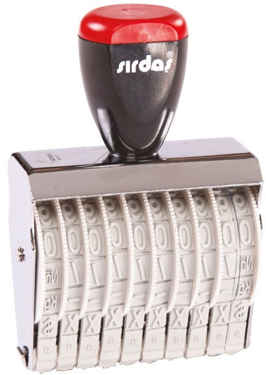 45983 Sırdaş Numaratör 9mm 10 Hane 15910 - Görsel 1