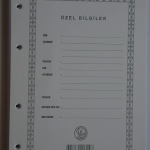 Dilman Cari Hesap Klasörü Yedeği A4 1303