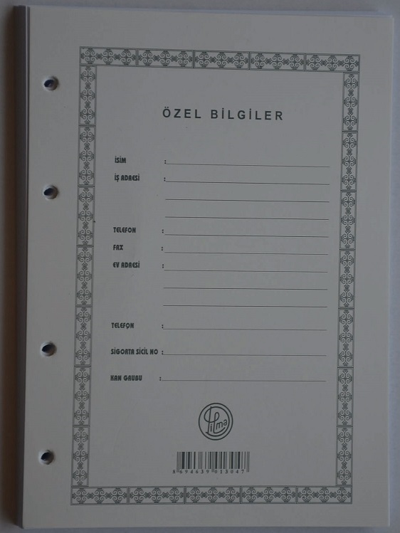 49371 Dilman Cari Hesap Klasörü Yedeği A4 1303 - Görsel 1
