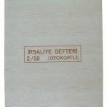 Dilman İrsaliye Defteri 2/50 3 Nüsha 4116