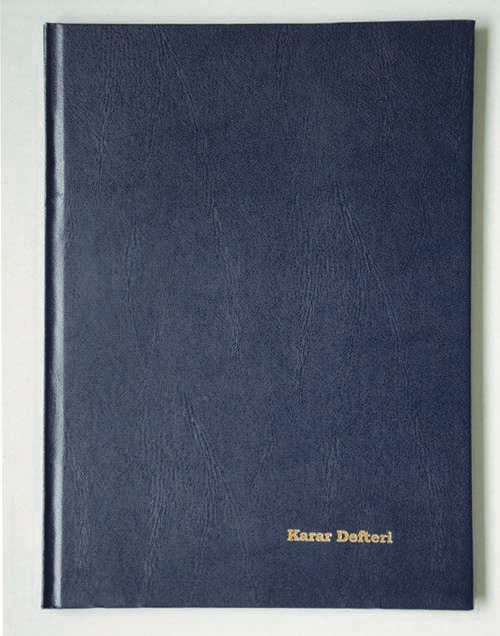 49460 Dilman Karar Defteri Ciltli 22.5x32 192 Yp 5033 - Görsel 1