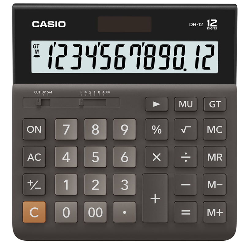 4964 Casıo Hesap Makinesi Masaüstü Dh-12 12 Hane - Görsel 1
