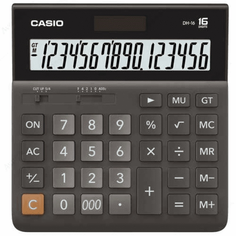 4969 Casıo Hesap Makinesi Masaüstü Mh-16 16 Hane - Görsel 1