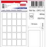 Tanex Ofis Etiketi Ofc-112 Beyaz