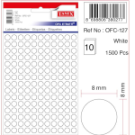 Tanex Ofis Etiketi Ofc-127 Beyaz