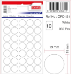 Tanex Ofis Etiketi Ofc-131 Beyaz