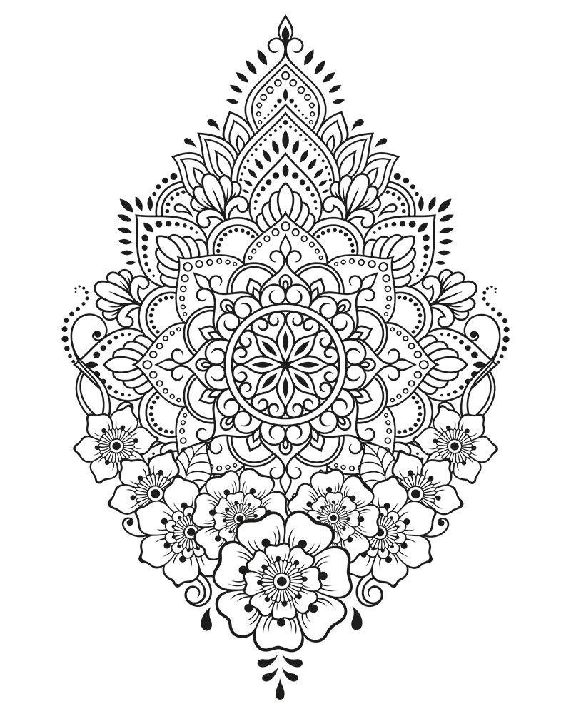 75455 Artdeco Tuval Desenli 40x50 Cm Otantik Kına 2 Y-100-p40.06 - Görsel 1
