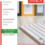 Tanex Laser Etiket Tw-2433 70 X 23 Mm 100 Lü