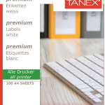 Tanex Laser Etiket Tw-2035 52.5 X 33 Mm ( 36 ) 100 Lü