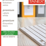 Tanex Laser Etiket Tw-2104 192 X 59 Mm 100 Lü