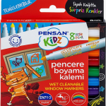 Pensan Kidz Markör Pencere 8 Renk 99925