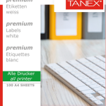 Tanex Laser Etiket Tw-2117 Cd 118 X 37 Mm 100 Lü