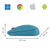 Leıtz Mouse Kablosuz Cosy L-6531 Mavi - Görsel 4
