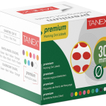 Tanex Nokta Etiketi 30 Mm 2000 Li Kırmızı Tekli Kutu
